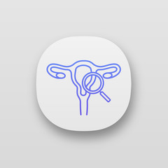 Gynecological exam app icon