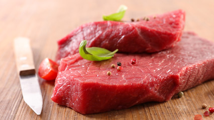 raw beef piece