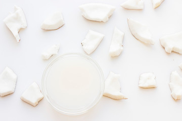 Coconut spa wellness natural skin care concept