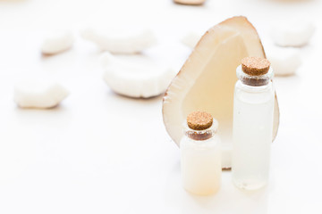 Coconut spa wellness natural skin care concept