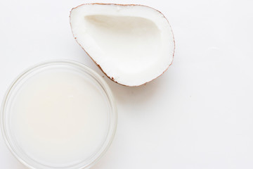 Coconut spa wellness natural skin care concept