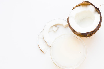 Coconut spa wellness natural skin care concept