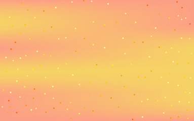 Golden confetti background with orange gradient wallpaper