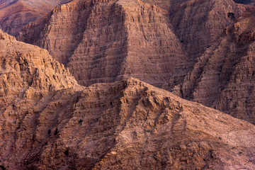 Sandstone rock formation close up pattern