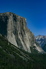 Fototapeta na wymiar El Capitan in Yosemite from Tunnel View