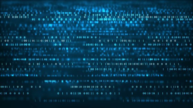 Abstract Technology Binary code.