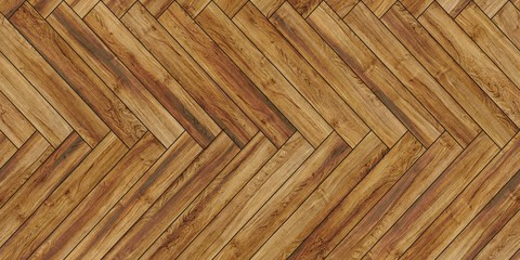Seamless wood parquet texture horizontal herringbone brown