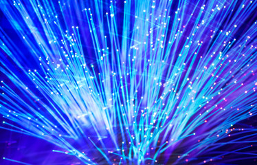 Fototapeta na wymiar Fiber optics lights abstract background