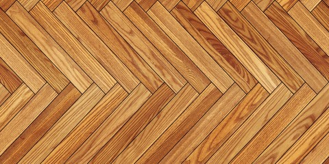 Seamless wood parquet texture horizontal herringbone brown