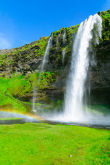 Seljalandsfoss waterfall, south Iceland