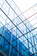 Architecture details Modern Building Glass facade Business background