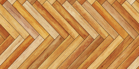 Seamless wood parquet texture horizontal herringbone light brown