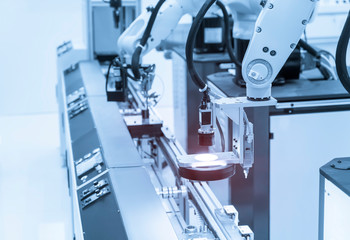 Robotic vision sensor camera system in intellegence factory
