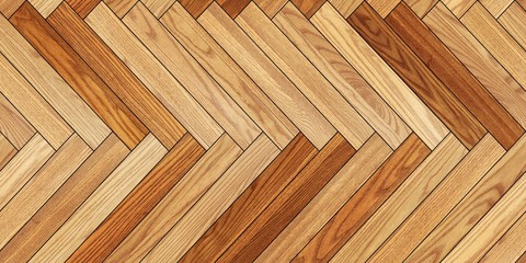 Seamless wood parquet texture horizontal herringbone light brown