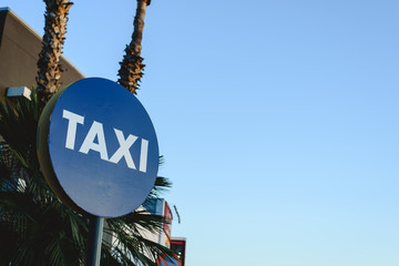 Parking signal for taxis