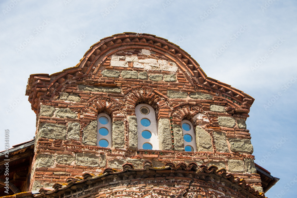 Wall mural Old church ruin. Ruins of an ancient temple complex in Nessebar. Bulgaria. UNESCO Word Heritage Site.