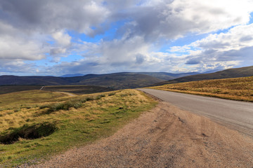 Highway through the Cairngorms
