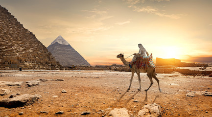 Pyramids landscape Egypt