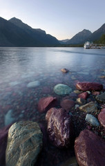 Colorful Stones of Lake McDonald, Glacier National Park, Montana