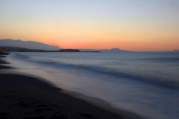 Fototapeta na wymiar Abend bei Rethimnon, Kreta