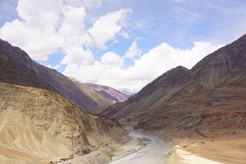 インド ラダック インダス川