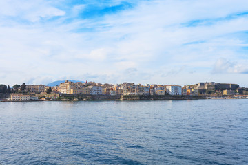 Fototapeta na wymiar Traveling in Beautiful and undiscovered Corfu Island