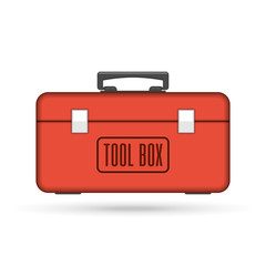 Vector tool box.