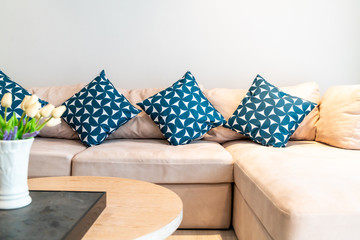 pillow on sofa decoration in living room