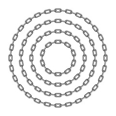 Black round chain.
