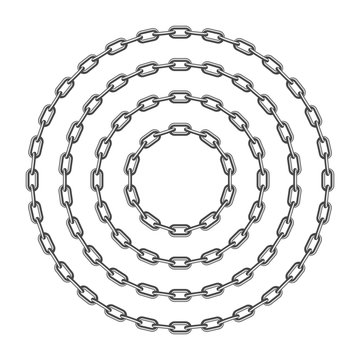 Black round chain.