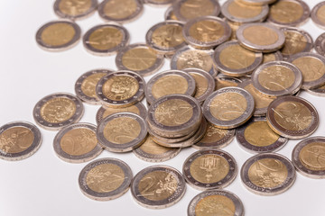 euro coins