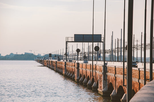 Strada Regionale 11 Padana Superior Bridge is a road connecting the historic old town of Venezia to Itlia and the new residential city