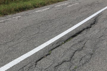 Bad road surface