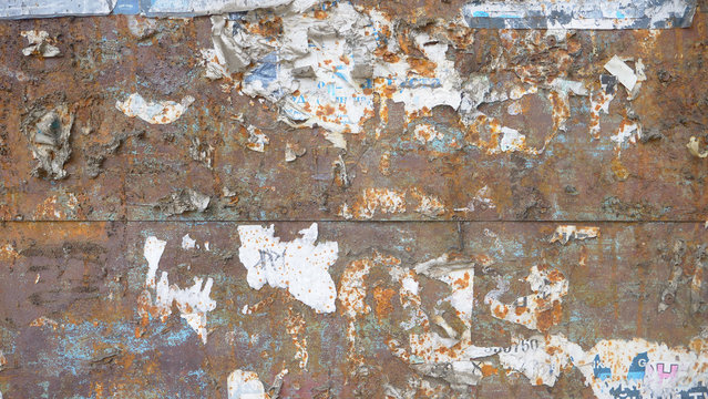 Retro vintage texture rusted metal iron broken paper background image