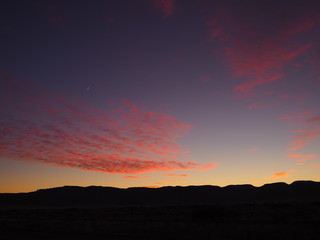 sunset namib desert