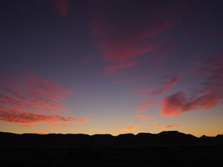 sunset namib desert