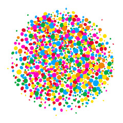 Background of colorful dots