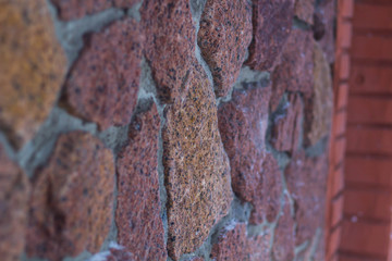 Background of red brick wall pattern texture. Great for graffiti inscriptions