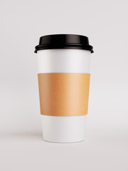 Take-out coffee in thermo cup