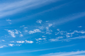 clear blue sky in sunny day