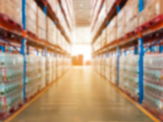 warehouse inventory stock logistic blur background