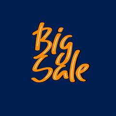 Holiday sale, Christmas discount, new year special offer - great handdrawn lettering for markets, shops and shopping centres.