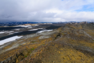 Landscape on the Krafla volcano