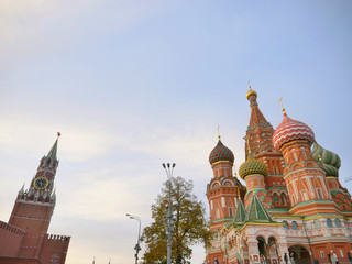 St. Basil's Cathedral in Red Square Moscow Kremlin, Russia