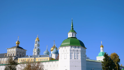 Fototapeta na wymiar Architectural Ensemble of the Trinity Sergius Lavra in Sergiev Posad in Moscow Russia