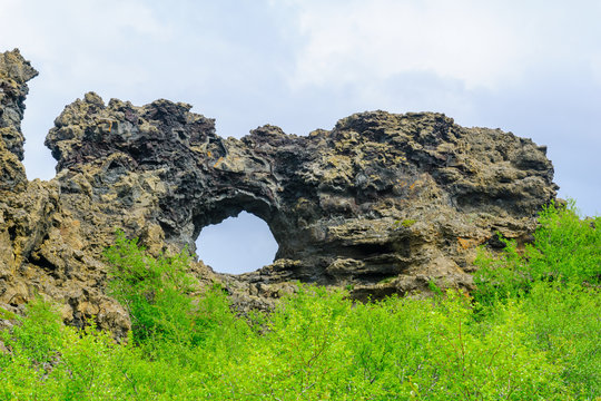 Dimmuborgir Volcanic Area