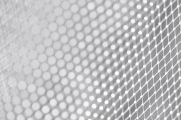 square grid on white wall metal background close-up