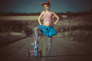 Pregnant Pippi Longstocking