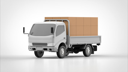 ダンプカーと荷物 © nao5970