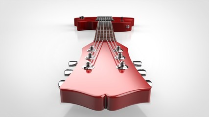 セミアコギター　ネック　クローズアップ © nao5970